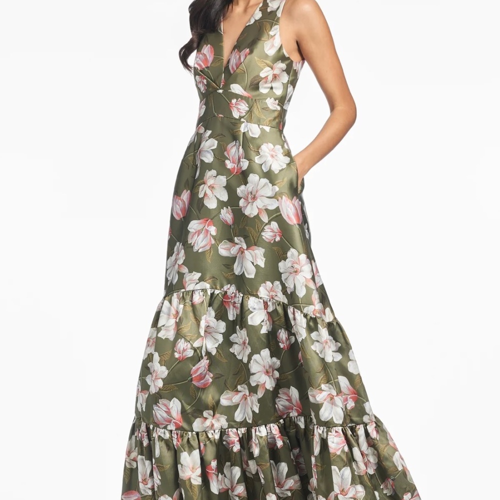 Sachin & Babi Rori Gown-Moss Magnolia
